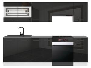 Kuchyňská linka Belini Premium Full Version 240 cm černý lesk s pracovní deskou LILY Výrobce