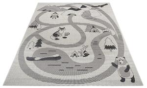 Hanse Home Collection koberce Dětský kusový koberec Flatweave Kids Rugs 104880 Cream/Black - 80x150 cm