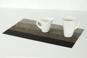 Autronic Prostírání plastové - hnědé pruhy DK5033