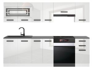 Kuchyňská linka Belini Premium Full Version 240 cm bílý lesk s pracovní deskou LILY Výrobce