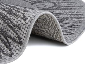 Dětský kusový koberec Flatweave Kids Rugs 104883 Silver/Grey-160x160 (průměr) kruh