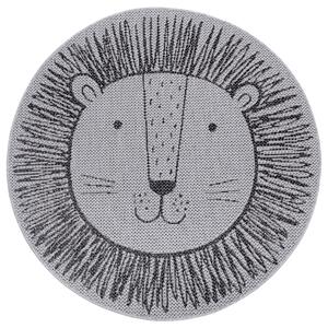 Hanse Home Collection koberce Dětský kusový koberec Flatweave Kids Rugs 104883 Silver/Grey - 120x120 (průměr) kruh cm
