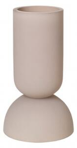 Skleněná váza Dual Vase Sand 22,3 cm Kristina Dam Studio