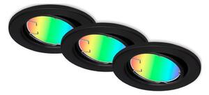 Briloner 7373-035 - SADA 3x LED RGB Stm. podhledové svítidlo LED/4,9W/230V + DO
