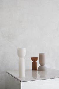 Skleněná váza Dual Vase Sand 22,3 cm Kristina Dam Studio