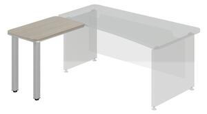 Přístavný stůl TopOffice, levý, 90 x 55 cm, driftwood