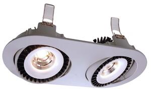 IMPR 565106 Downlight Shop II výklopný LED 2x15W 4000K 500mA stříbrná - LIGHT IMPRESSIONS