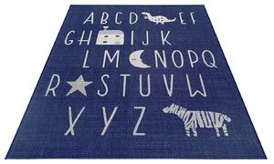 Hanse Home Collection koberce Dětský kusový koberec Flatweave 104886 Blue/Cream - 80x150 cm