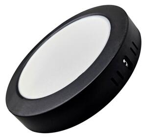 LED Stropní svítidlo ROUND LED/18W/230V 4000K pr. 21,7 cm černá