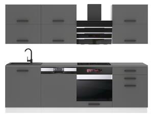 Kuchyňská linka Belini Premium Full Version 240 cm šedý mat s pracovní deskou MADISON Výrobce