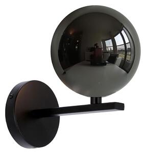 Nástěnná lampa KAMA 1xG9/28W/230V černá/kouřová černá