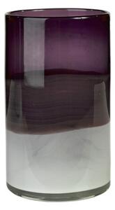 Skleněná fialová váza Layers Pols Potten