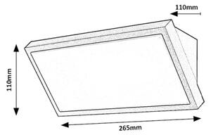 Rabalux 77150 - LED Venkovní nástěnné svítidlo RAPLA LED/18W/230V IP65