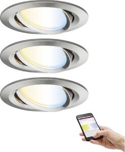 Paulmann 92962 LED vestavné svítidlo, LED, 18 W, železo (kartáčované)