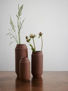 Terakotová váza Edge Vase 16 cm Skagerak