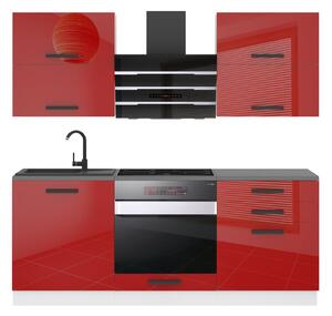 Kuchyňská linka Belini Premium Full Version 180 cm červený lesk s pracovní deskou EMILY Výrobce