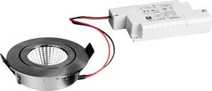 Brumberg 39363153 39363153 LED vestavné svítidlo, LED, 6 W, niklová