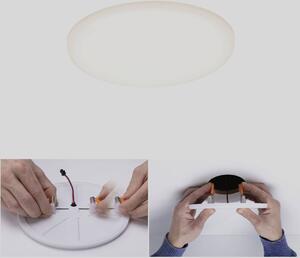 Paulmann 92388 EB Panel Veluna VariFit LED vestavné svítidlo, LED, 10 W, saténová