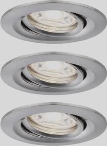 Paulmann 94295 EBL Nova mini Coin LED vestavné svítidlo, 4 W, železo, sada 3 ks