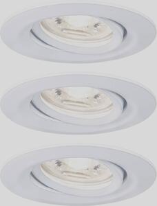Paulmann 94293 EBL Nova mini Coin LED vestavné svítidlo, LED, 4 W, bílá, sada 3 ks