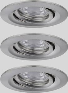 Paulmann 92973 EBL Nova mini Plus Coin LED vestavné svítidlo, 4.20 W, železo, sada 3 ks