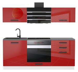 Kuchyňská linka Belini Premium Full Version 180 cm červený lesk s pracovní deskou SOPHIA Výrobce