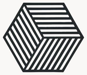 Sada silikonových podtácků Hexagon, 6 dílů