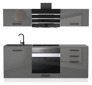 Kuchyňská linka Belini Premium Full Version 180 cm šedý lesk s pracovní deskou SOPHIA Výrobce