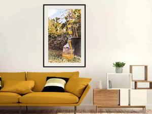 Plakát Citronová sklizeň - teplý snímek přírody s výhledem na kvetoucí rostliny