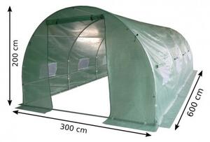 Zahradní fóliovník AUREA zelený 3x6 m
