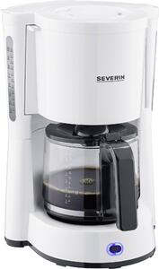 Severin Type kávovar bílá připraví šálků najednou=10 skleněná konvice, s funkcí filtrování kávy