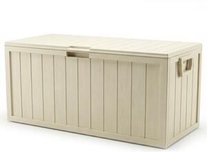 Zahradní úložný box béžový 280 L AZB-G2075 CRM