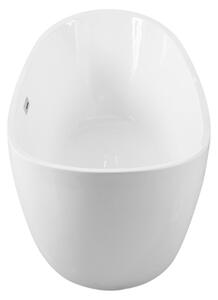 BESCO vana volně stojící AYLA, 1700×800, bílá, sifon chrom, sanitární akrylát VANAYLA170 - Besco