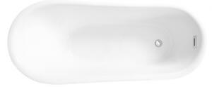 BESCO vana volně stojící CALIMA 1700×740, bílá, sifon chrom, sanitární akrylát VANCALIM170 - Besco