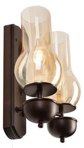 Brilagi - LED Nástěnné svítidlo COTTAGE 2xE14/40W/230V buk/hnědá