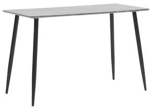 Jídelní stůl šedý 120 x 60 x 75 cm MDF