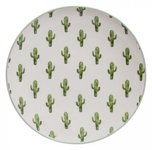 Keramický talíř s dekorem kaktusu Bloomingville