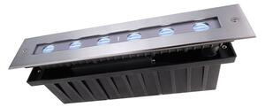 IMPR 730263 Zemní zápustné svítidlo Line III nerezová ocel 12W LED 172lm 465-640nm RGB pojezdové - LIGHT IMPRESSIONS