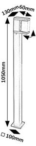 Rabalux 77184 - LED Venkovní lampa CUBBINGTON LED/10W/230V IP54