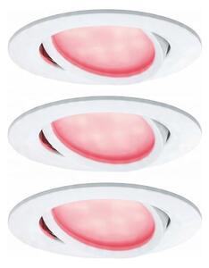 Paulmann 93940 -SADA 3x LED RGBW/2W IP23 Stm koupelnové podhledové svítidlo 230V