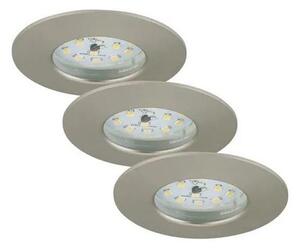 Briloner - SADA 3x LED Koupelnové podhledové svítidlo LED/5,5W/230V IP44