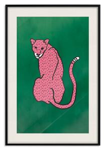 Plakát Růžový gepard