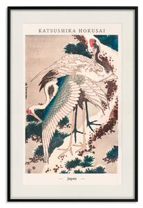 Plakát Japonské jeřáby