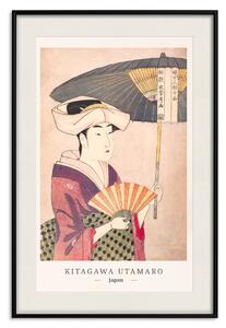 Plakát Žena s deštníkem