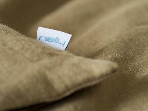 Nelly Lněné povlaky na přikrývky khaki Rozměr: 100/135 CM
