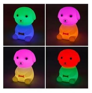 LED RGB Stm. nabíjecí dětské noční světlo LED/2,5W/5V 3000K 1200 mAh pes