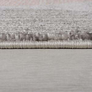 Flair Rugs koberce Kusový koberec Cadiz Centro Cirkles Grey/Pink ROZMĚR: 120x170