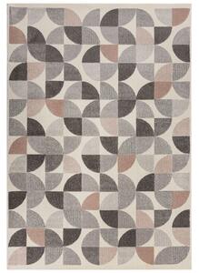 Flair Rugs koberce Kusový koberec Cadiz Alcazar Geometric Grey/Pink Rozměry koberců: 120x170