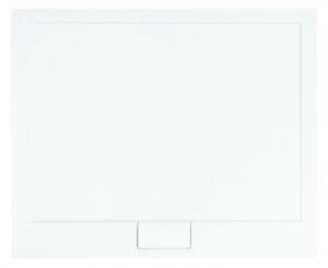 BESCO AXIM OBDÉLNÍK akrylátová vanička, 100x80x4,5 cm, bílá, bez nožiček VANKAXIM1080BB - Besco