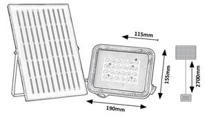 Rabalux 77141 - LED Solární reflektor MELK LED/6,5W/3,2V 1000mAh IP65